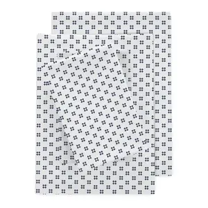 Clean Design Home Jack T300 Percale Navy King Sheet Set