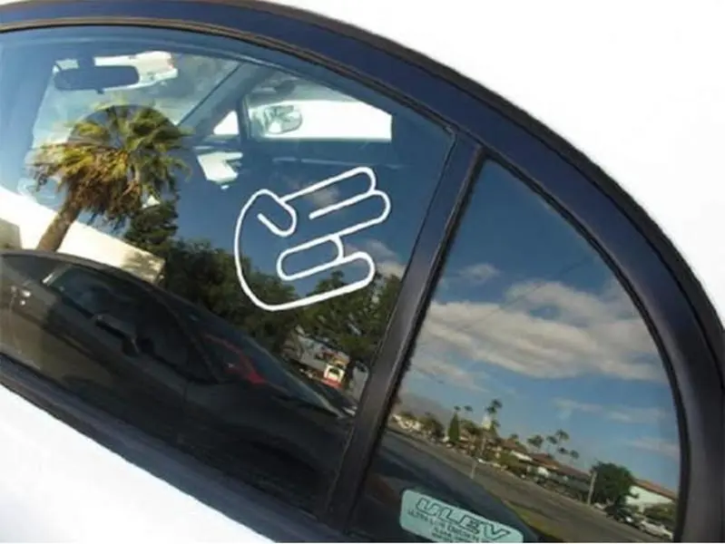 JDM Style Shocker Hand Die-Cut Car Decal Vinyl Stickers by iJDMTOY - Pack of 2