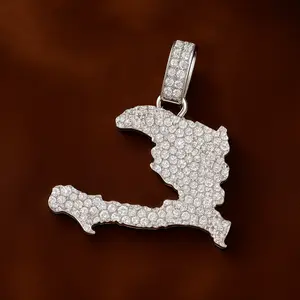 VVS Moissanite Haiti Pendant – 925 Sterling Silver – Diamond Tester Approved necklace