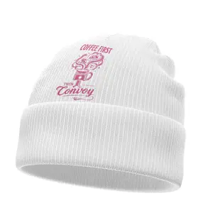 Coffee First Then Convoy Beanie