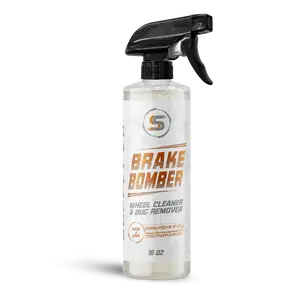 Brake Bomber: Wheel, Tire & Bug Cleaner. Top car cleaning product for brake dust, grime, & more! Perfect for car cleaning kits.