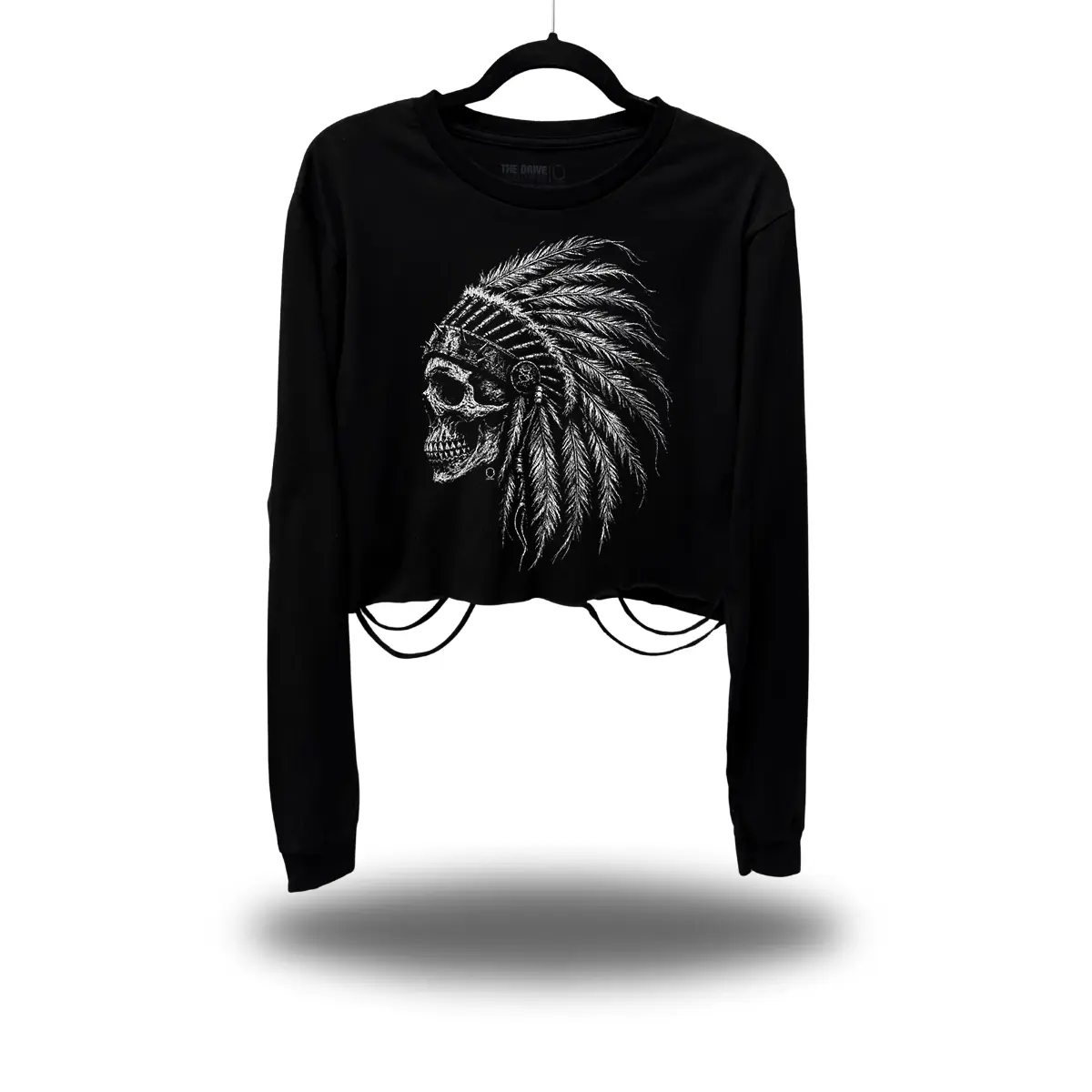 PUNK CHIEF ROAD RASH CROP LONG SLEEVE TEE