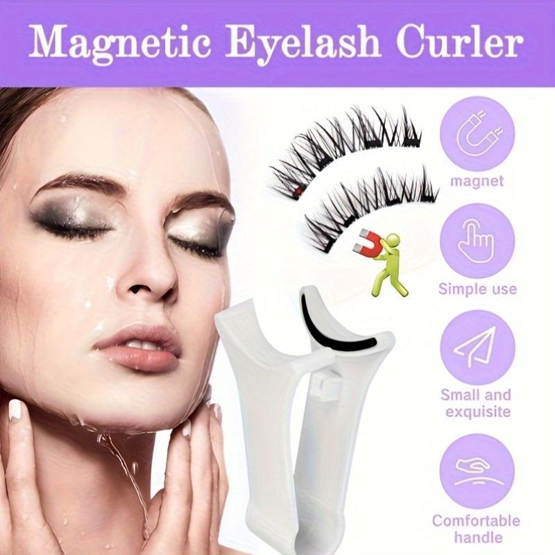 Magnetic False Eyelashes Set, Reusable Waterproof Natural Look, Invisible Adhesive, Easy Applicator Included, 2 Pairs, Black, Soft Magnetic Eyelashes