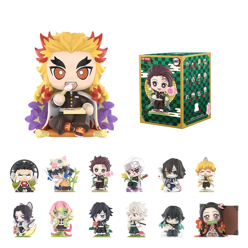 POP MART Kimetsu no Yaiba Birth Flower Series Figures, Blind Box, Mystery Box,summerwins