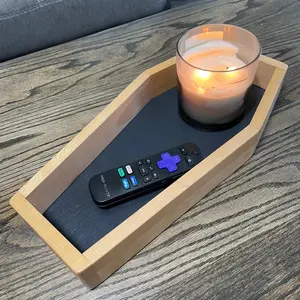 Coffin shaped table organzer