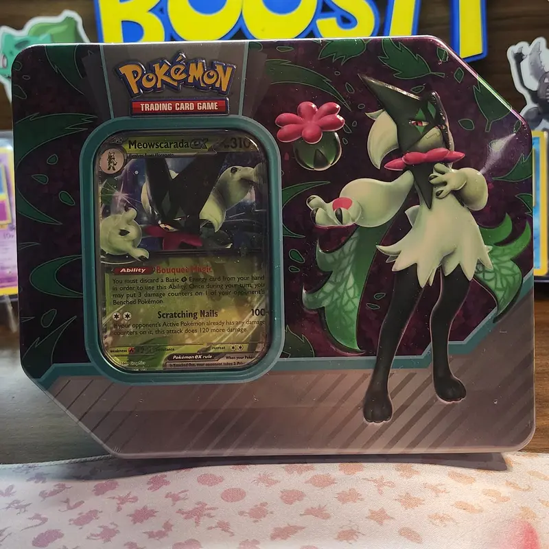 Pokemon TCG Paldea Partners Quaquaval EX Tin - TikTok Shop
