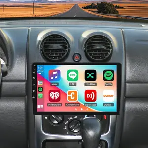 10.1" Android 13 Car Stereo for Jeep Liberty 2002–2007 | 4+64GB Double Din Touchscreen Radio with Wireless CarPlay & Android Auto, GPS, Bluetooth, WiFi, FM/RDS, DSP, Backup Camera & Mic