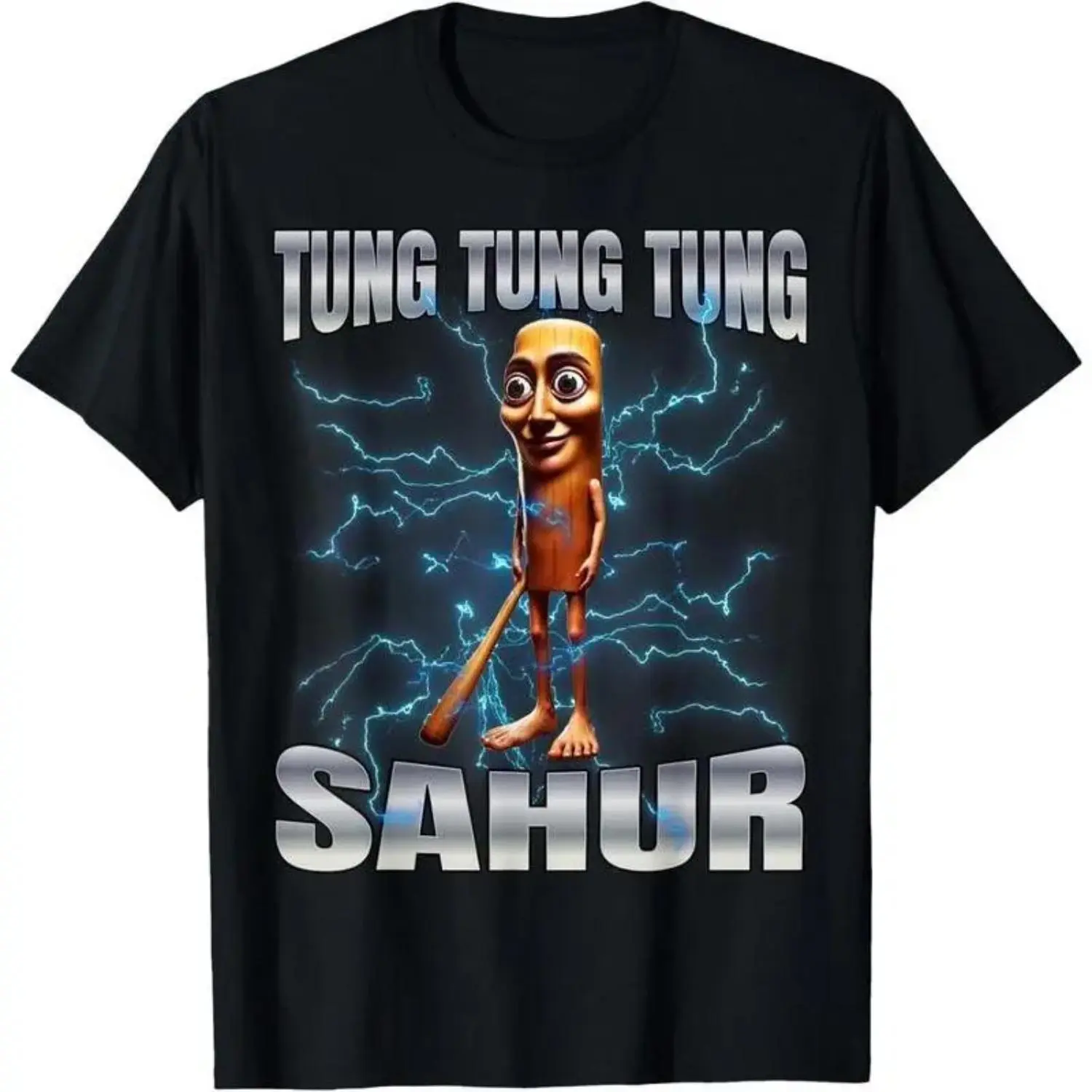 100% Cotton Unisex Tung Tung Tung Sahur T-Shirt women graphic shirts