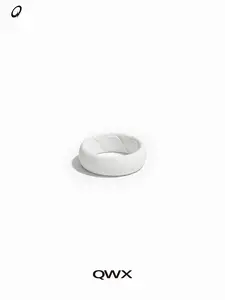 QWX Zodiac Silicone Ring, NFC Tap To View Daily Horoscope, Mood Accessory Fashion Accessories, Waterproof Breathable Comfortable Wear, No Subscription Unisex, Android & iOS Compatible