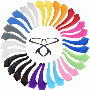 Glasses Ear Grip - 15 pairs Kids and Adults Sport Eyeglass Strap Holder, Eyewear Retainer, Silicone Anti Slip Holder For Glasses, Eyeglass Temple Tip (Multicolored1)