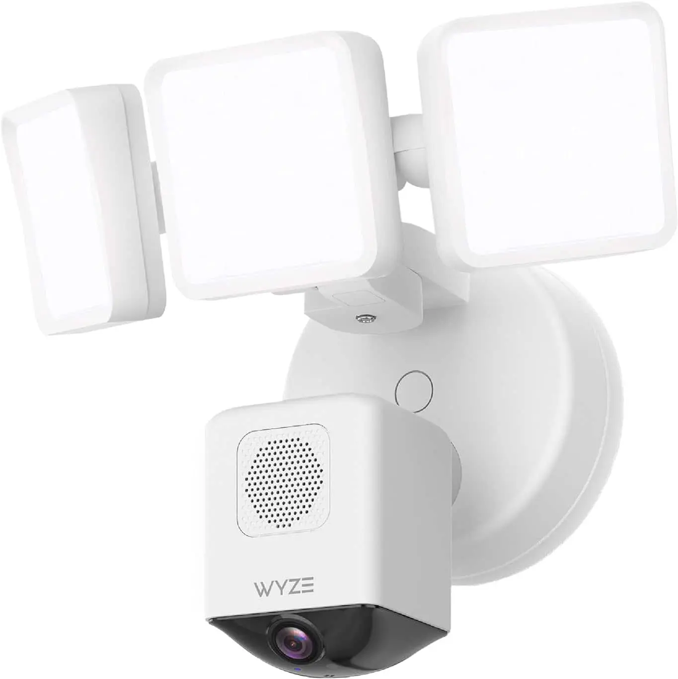 Wyze - Floodlight Camera Pro, 3000 Lumen LEDs, 180 Wide View, 2k HD Outdoor Wi-Fi Floodlight Home Security Camera - White