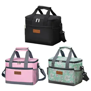 Lunch Box for Women Men,Reusable Insulated Lunch Tote,Large Leakproof Cute Lunch Cooler with High Capacity for Work,Picnic,Camping,Thermal Bag Travel Essentials