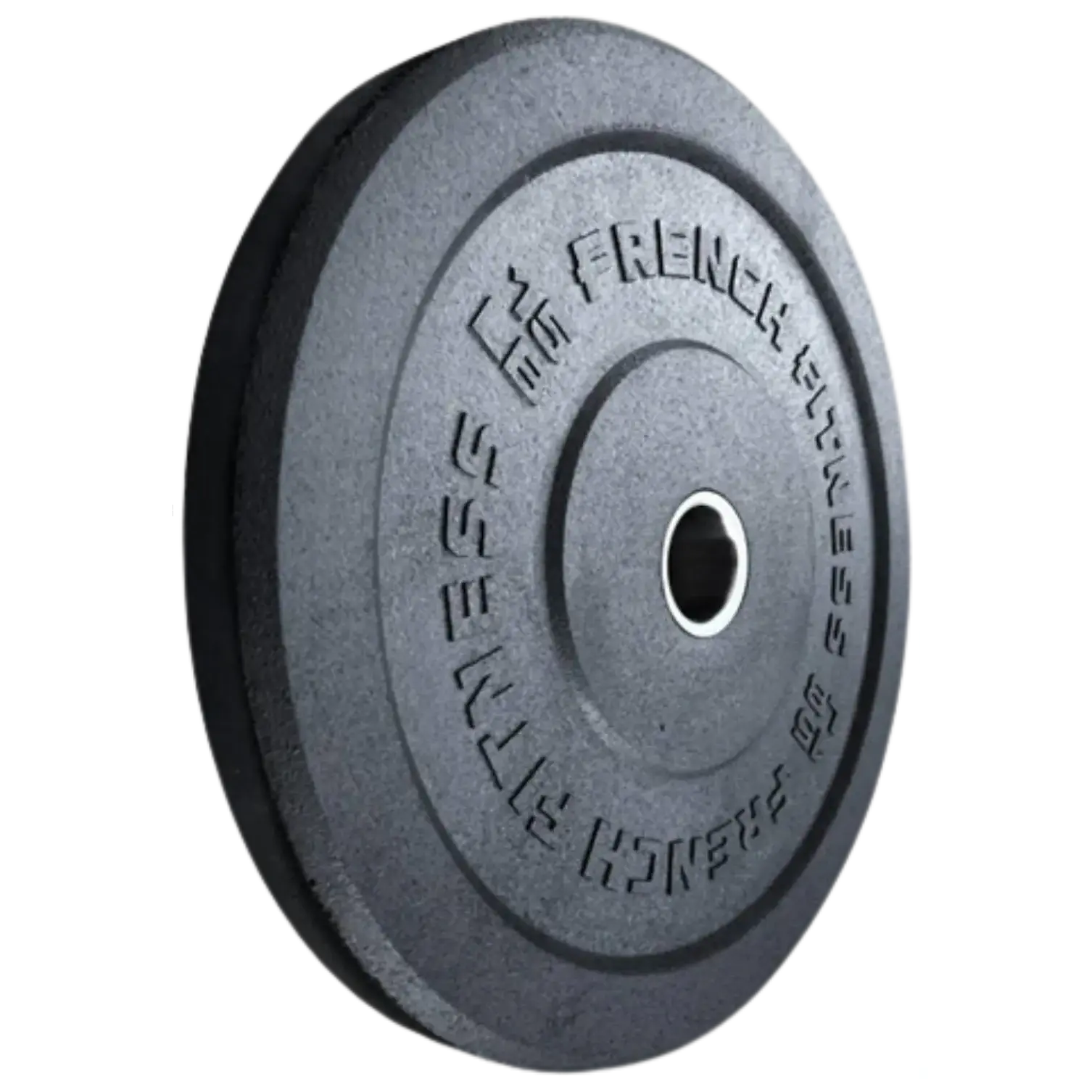 French Fitness Olympic Bumper Plate 15 lbs - Crumb Rubber (New)