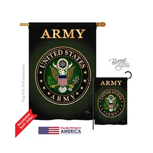 212 MAIN 2-Sided Vertical Military Army Artwork House Flag - 28x40 in, Soft-Touch, Resistant, Eco-Friendly Outdoor Sports & Boating Decor