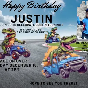 custom invitations pack of 20