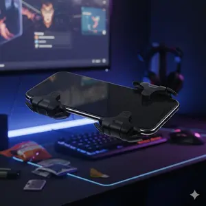 High-Sensitivity Mobile Game Controller: precision Aim & Rapid Fire Trigger for Shooting Games. Ergonomic Grip, Easy Setup on Android/iOS. Enhance your Mobile Gaming Experience with Professional Gaming Gear for Popular Fps Titles.