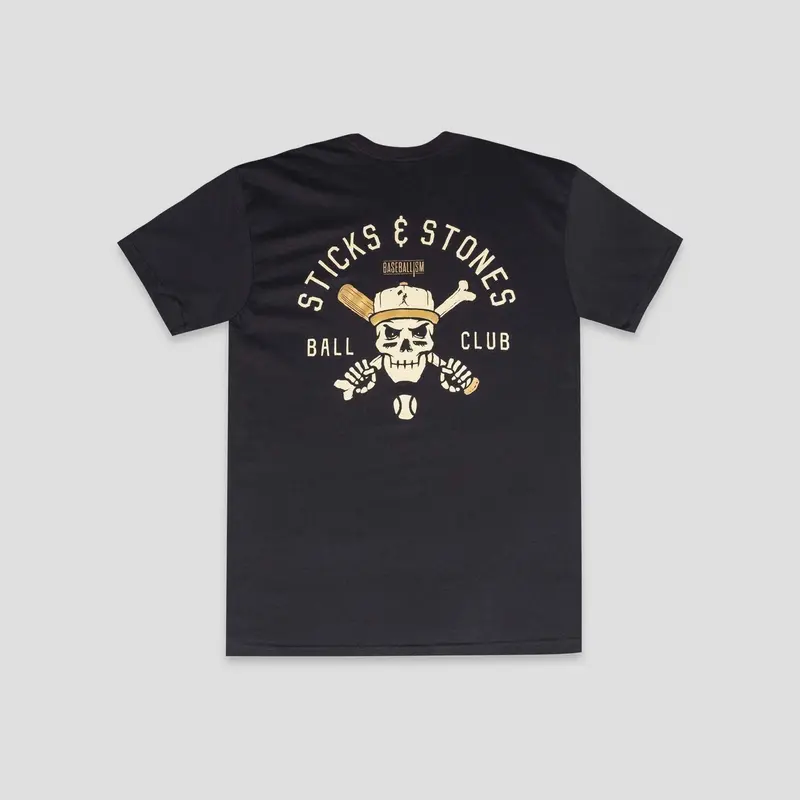 Men's Youth Sticks & Stones Casual Tee, Menswear Relaxed Fit Tshirt