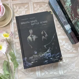"Breath Mints / Battle Scars" Hardcover Novel, Handmade Special Edition, Signature Gold Metal Corners, Premium Dramione Collector’s Item, Onyx & Elm Masterpiece, Hard Cover Novel