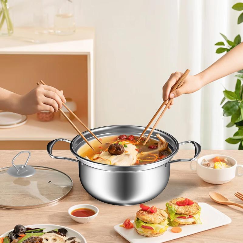 15-piece stainless steel cookware set, non-stick pan set, frying pan, stew pot, wok, multi-functional, stylish, durable, the per
