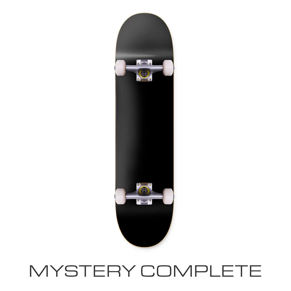 Mystery Complete Skateboard with Assorted Graphics, 7-Ply North American Hard Rock Maple Deck, Medium Concave, Ready to Skate Mystery Complete Skateboard with Assorted Graphics, 7-Ply North American Hard Rock Maple Deck, Medium Concave, Ready to Skate