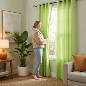 Curtain Club 2 Panels 52x90inch SNOWFLOWER JACQUARD NEW YEAR CURTAINS HEAVY TEXTILE GROMMET TOP FOR VARIOUS ROOMS MACHINE WASHABLE Interior Decoration Accessories Interior Decoration Accessories DA03