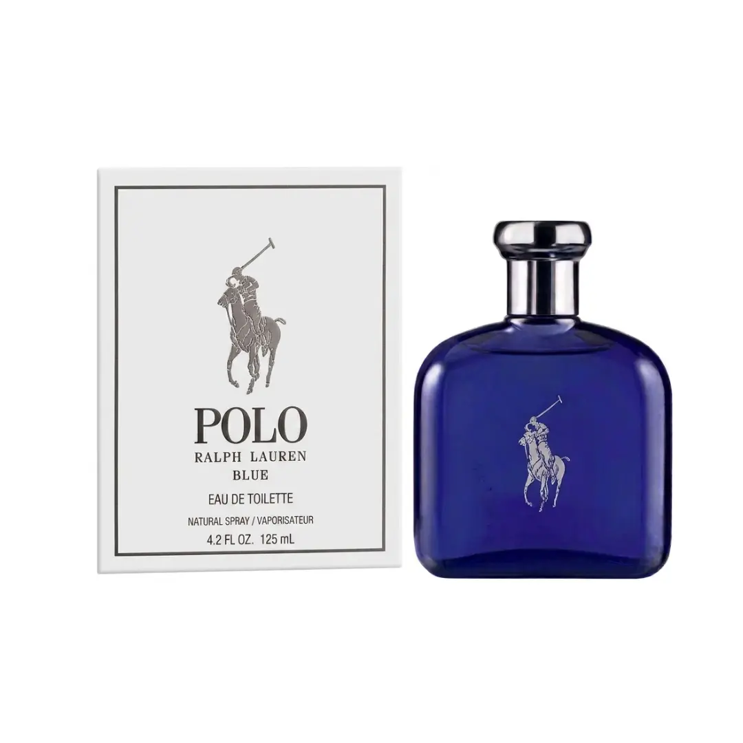 Polo Ralph Lauren Blue Eau de Toilette 4.2 oz Tester for Men | Fresh Aquatic Woody Men's Cologne | Long-Lasting Designer Fragrance