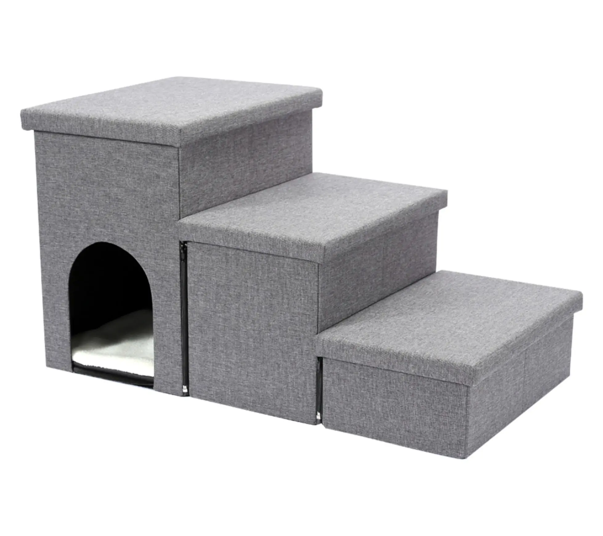 Ashfield & Harkness 3 Step Pet Stair with Storage Ashfield & Harkness 3 Step Pet Stair with Storage