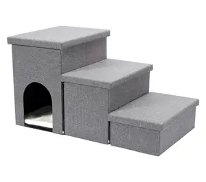 Ashfield & Harkness 3 Step Pet Stair with Storage