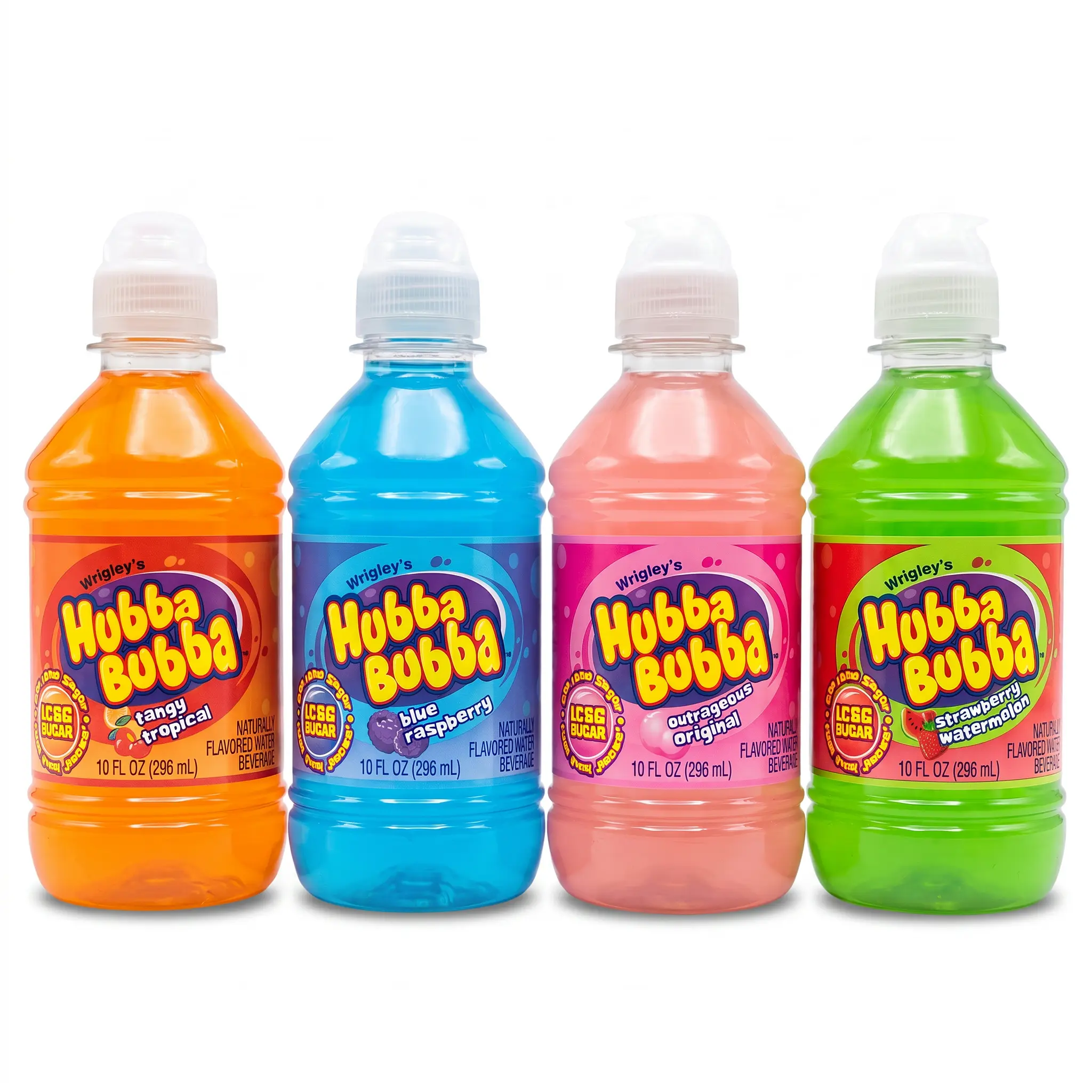 Hubba Bubba After-School Drinks, 10 oz Bottles | A Nostalgic Throwback in 4 Fun Flavors