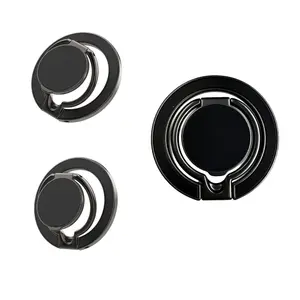 Magnetic Metal Phone Ring Holder/Grip & Stand  360° Rotation & Foldable Design, All-in-One Multi Use  Perfect for Car Navigation, Desk Work, Outdoor Travel, Workout & Viewing  Sturdy, Portable with Strong Magnetic Ring