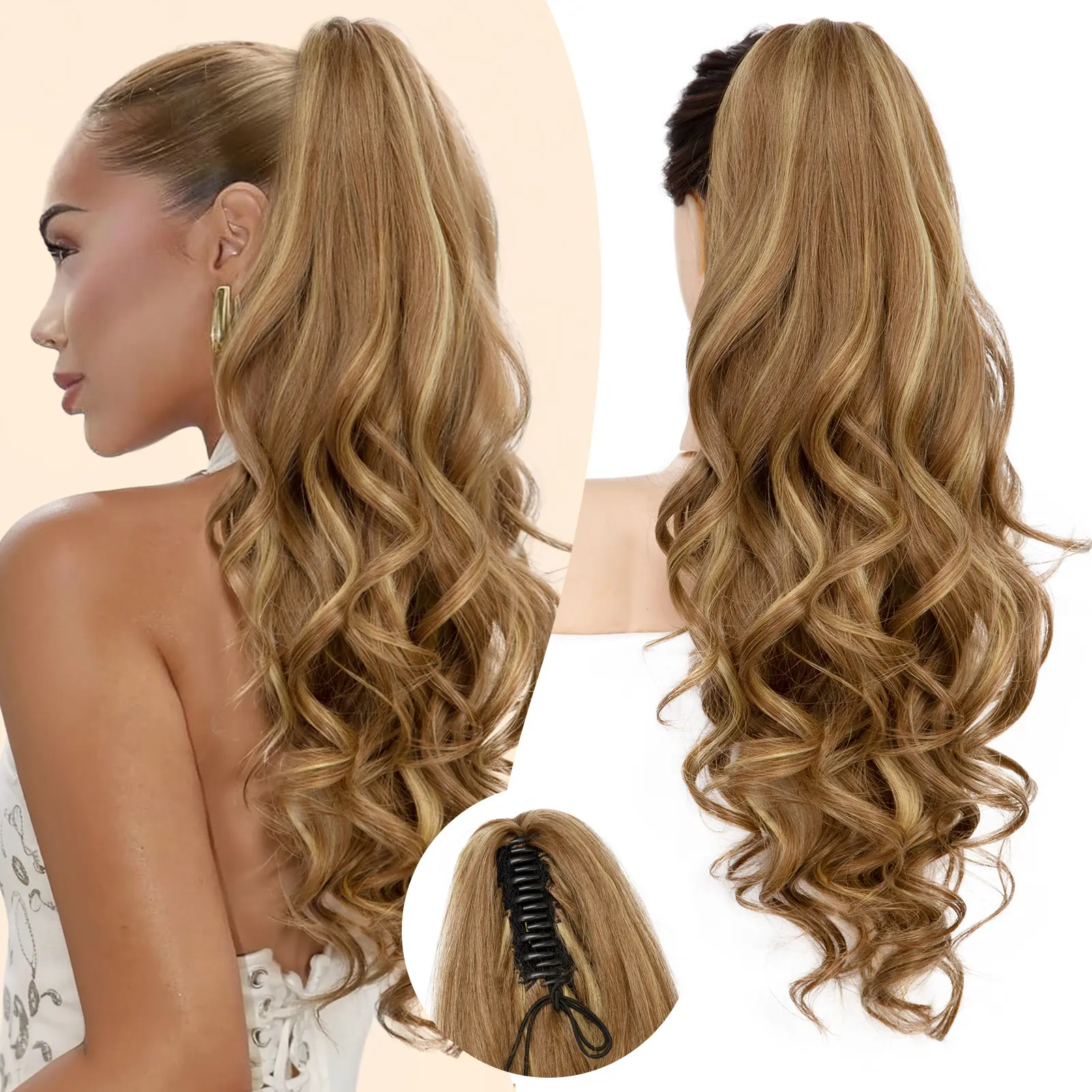 Light Brown with Highlights