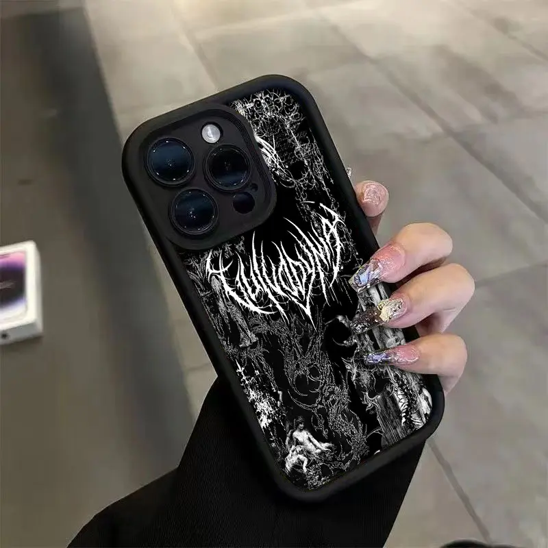 Metal Logo Skull Grunge Phone Case by CasePop