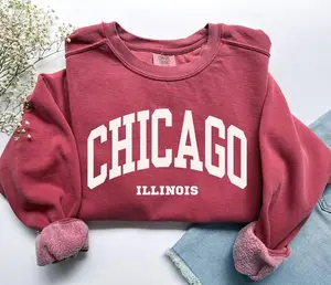 Chicago Sweatshirt, Comfort Colors Chicago Illinois Shirt Chicago Vacation Shirt