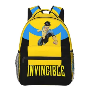 Invincible Teen Travel Backpack Invinc Cute Daily School Backpack Invencible Lightweight Laptop Daypack, Practical Birthday & Holiday Gift for Students