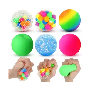 6 PCS Squishy Stress Balls ensory Squeeze Toys for Focus & Relaxation
