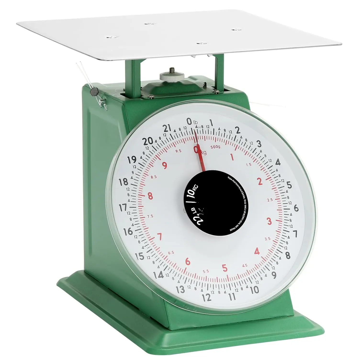 22-LBS Heavy Duty Portion-Control Mechanical Kitchen and  Scale Industrial Dial Scale with Stainless Steel Platform