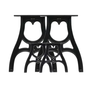 Cast Aluminum Table Legs With Bench Legs Bundle (Michael Collection)