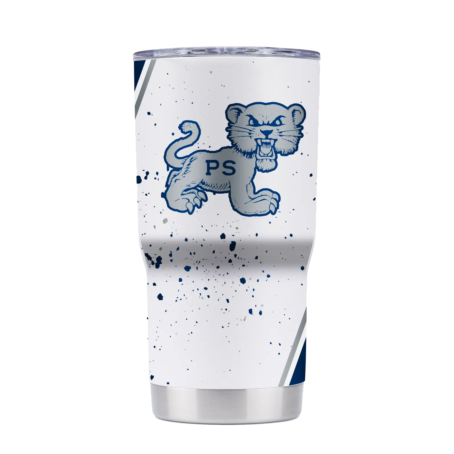 Penn State 20oz Insulated Stainless Steel Flask, College Vault Splatter Design Vacuum Drinkware, Flasks, Bottles