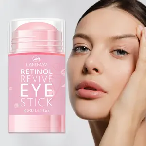 Retinol & Caffeine Eye Cream Stick, Hyaluronic Acid Infused Formula, Improves Elasticity, Firms Fine Lines, Suitable for All Skin Types