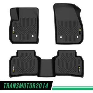 All Weather TPE Floor Mats Fit For Cadillac XT4 2019-2025 Anti-Slip Liners Black
