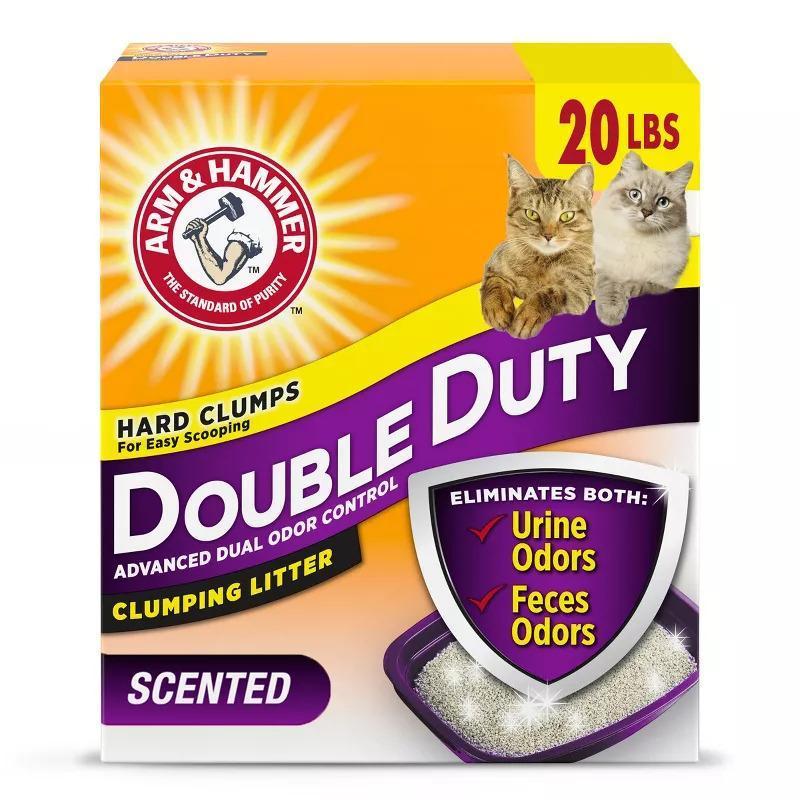 Arm & Hammer Double Duty Advanced Dual Odor Control Clumping Litter