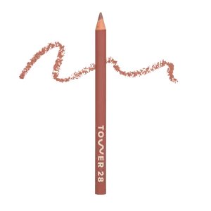 Tower 28 OneLiner Lip Liner + Eyeliner + Cheek Pencil - Creamy, Non-Drying, Matte Liner - Vegan, Clean, Cruelty-Free Lipliner Makeup