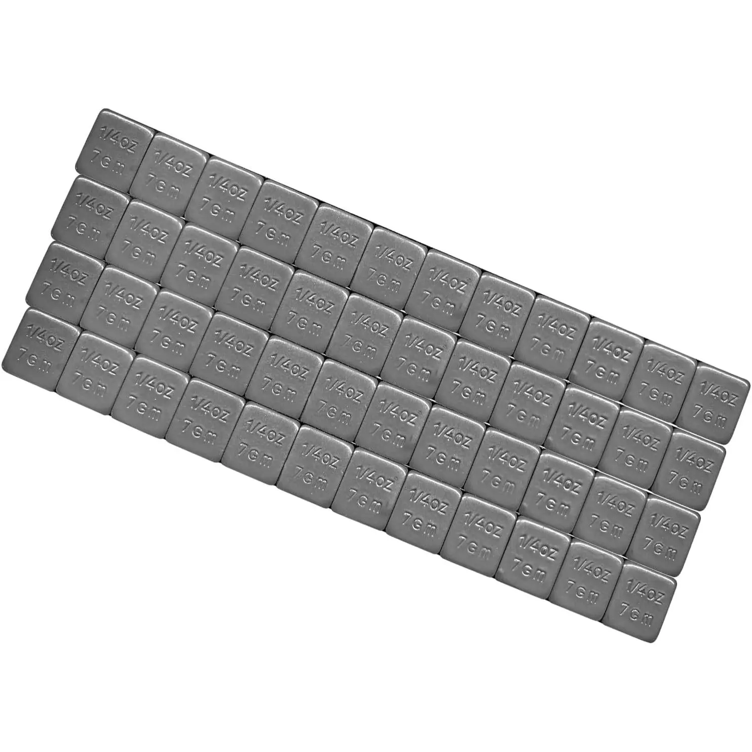 48 PCS 1/4 Oz Adhesive Backed Wheel Weights, 0.25 Oz Stick on Tire Balancing Weights, Low Profile Easy to Peel Wheel Balancing Weights for Cars Trucks SUVs Motorcycles