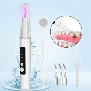 NBGRLVS Dental Scaler - 5-Mode Ultrasonic Teeth Cleaner with  LED Light, Rechargeable USB-C Kit for Tartar Removal at Home