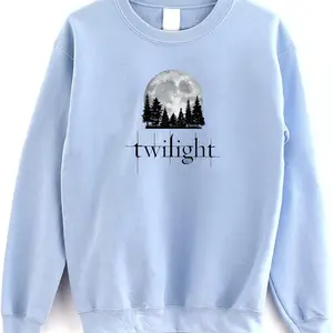Twilight Crewneck Sweatshirt - Vintage Moon Forks Sweater, Movie Lovers Sweatshirt