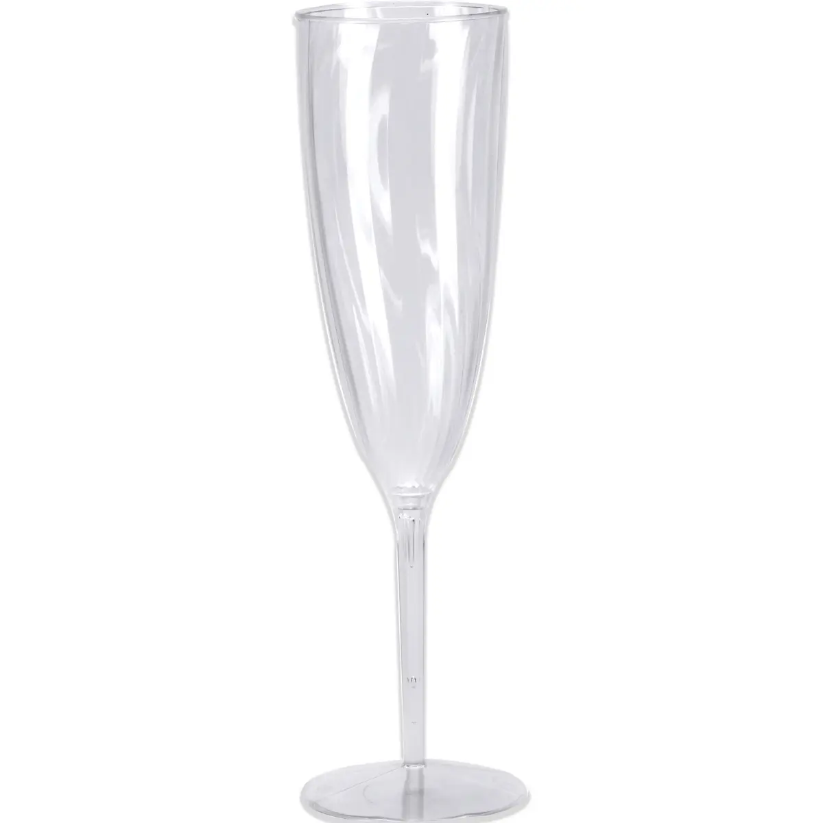 Creative Converting 347890 6 oz Clear Plastic Champagne Glasses - 96 Count