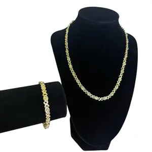 Elegant Jewelry Set - 18-inch Necklace & 7-inch Bracelet, 5mm Wide, Perfect for Everyday Wear or Special Occasions