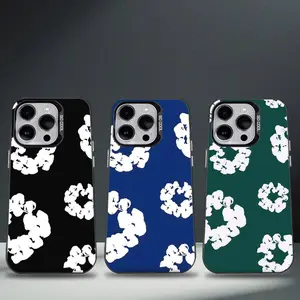 Flower  Phone Case For iPhone 17,16,15,14,13,12,11,Pro,Max,Plus,Air Black Tpu Cover