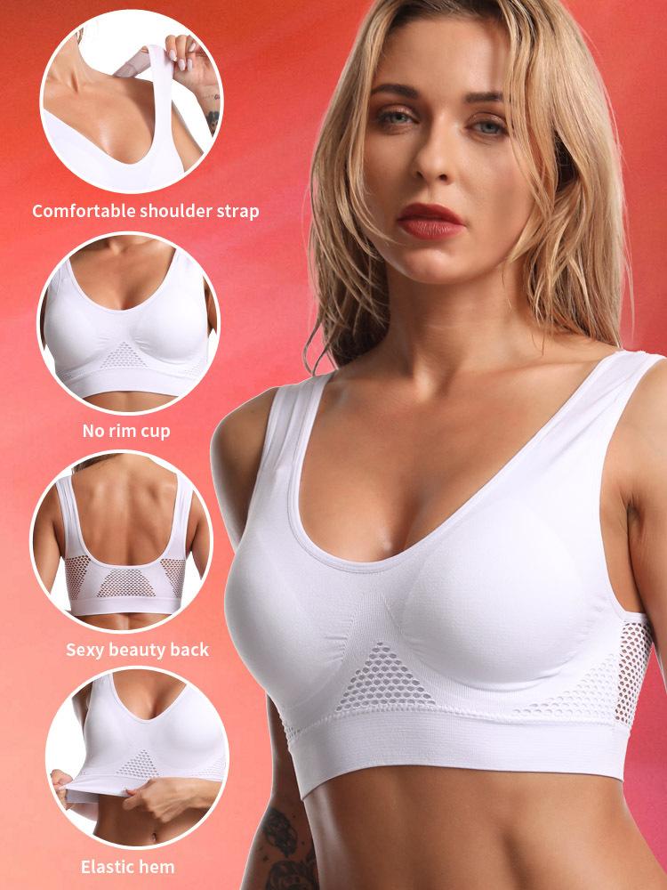 Bras for Women Seamless Bra with Pads Easy Comfort Bra Everyday Push Up Bralette Vest Wireless Brassiere Bra