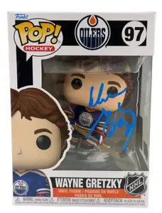 Wayne Gretzky Authentic Autographed Edmonton Oilers 97 Funko Pop Figure